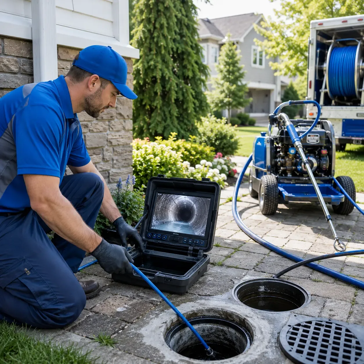 Outdoor drain cleaning professionals serving Smiths Creek, MI
